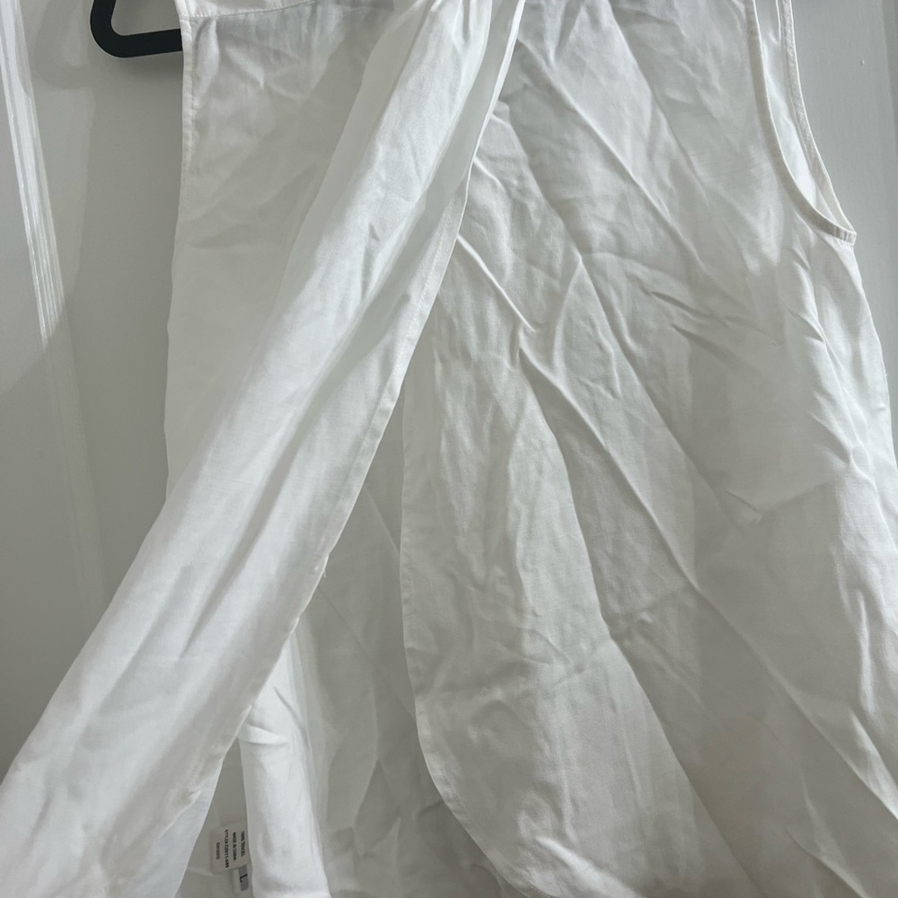 Cloth And Stone White Button Front Open Back Blou… - image 6